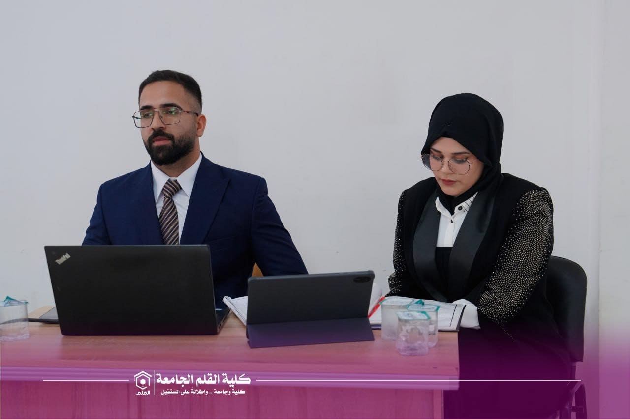 طلبة الأدلة الجنائية يقدمون حلولاً علمية مبتكرة في مناقشات تخرجهم بكلية القلم الجامعة