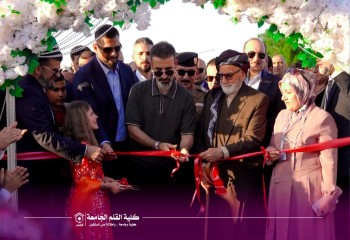 كلية القلم الجامعة تشارك في مهرجان الزهور في كركوك وتُهدي 1000 شتلة ورد لتجميل المدينة