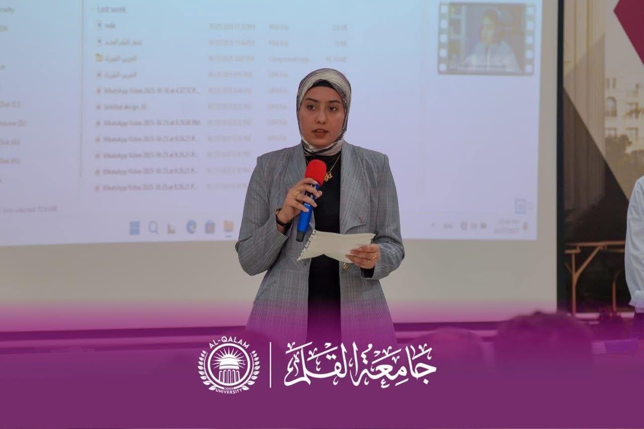 شعبة المرأة في جامعة القلم تكرم الطالبة سجى فريدون فرهود لتفوقها العلمي