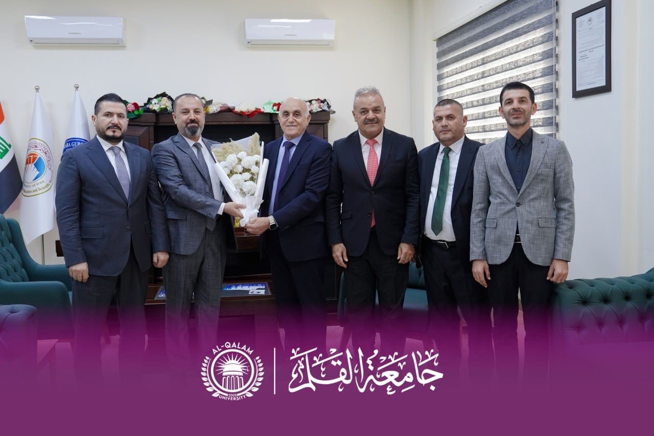  الدكتور برزنجي يهنئ الأستاذ الدكتور محسن الشواني بمناسبة تولّيه رئاسة جامعة باباكركر