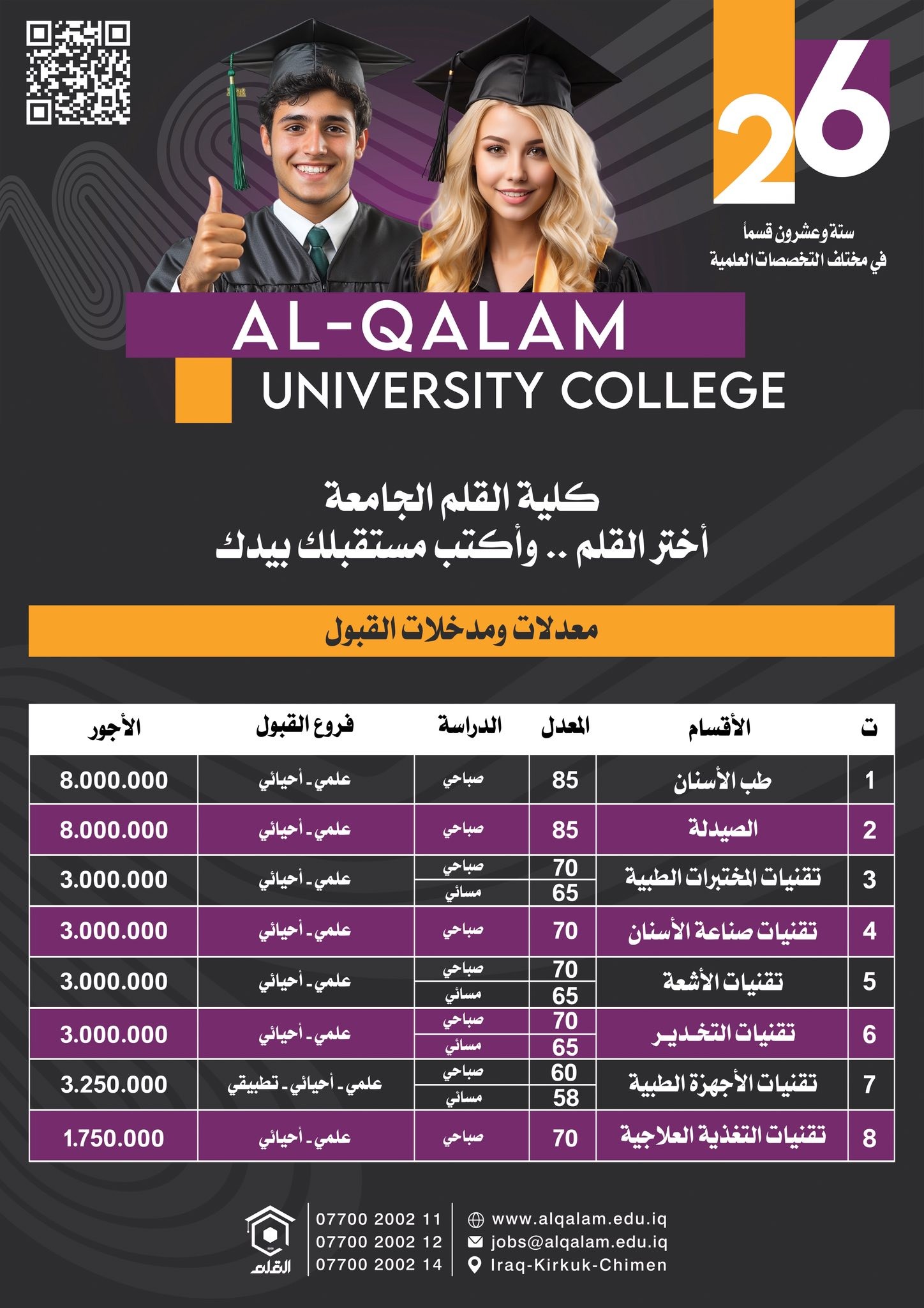 اختر القلم… واكتب مستقبلك بيدك