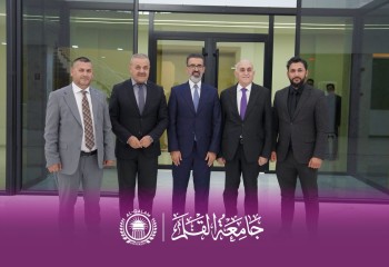 الدكتور برزنجي ورئيس مجلس إدارة جامعة القلم يهنئان محافظ كركوك بفوزه في الانتخابات البرلمانية