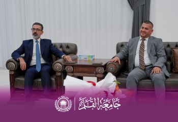 الدكتور برزنجي ورئيس مجلس إدارة جامعة القلم يهنئان محافظ كركوك بفوزه في الانتخابات البرلمانية