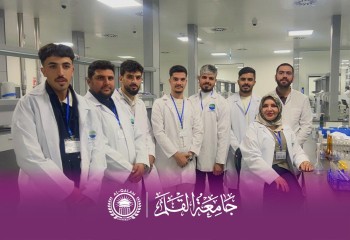 جامعة القلم تعزّز مهارات طلبتها بورشة ميدانية في مصنع بايونير للأدوية بالسليمانية