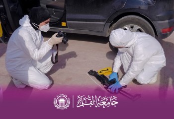 جامعة القلم تنظم ورشة تطبيقية بالتعاون مع مديرية تحقيقات الأدلة الجنائية حول تقنيات كشف مسرح الجريمة