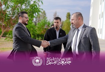  الدكتور برزنجي يهنئ الأستاذ الدكتور محسن الشواني بمناسبة تولّيه رئاسة جامعة باباكركر