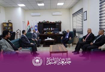  الدكتور برزنجي يهنئ الأستاذ الدكتور محسن الشواني بمناسبة تولّيه رئاسة جامعة باباكركر