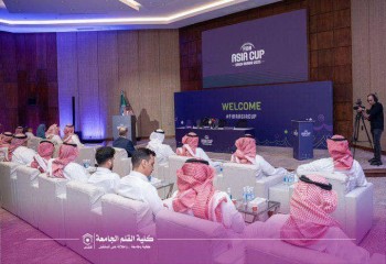 تدريسيٌّ من كلية القلم الجامعة يشارك في قرعة كأس آسيا لكرة السلة 2025 ضمن الوفد العراقي في جدة