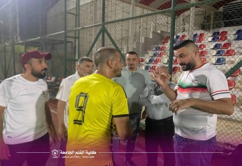 كلية القلم الجامعة تكرم منتخب كركوك للصم والبكم